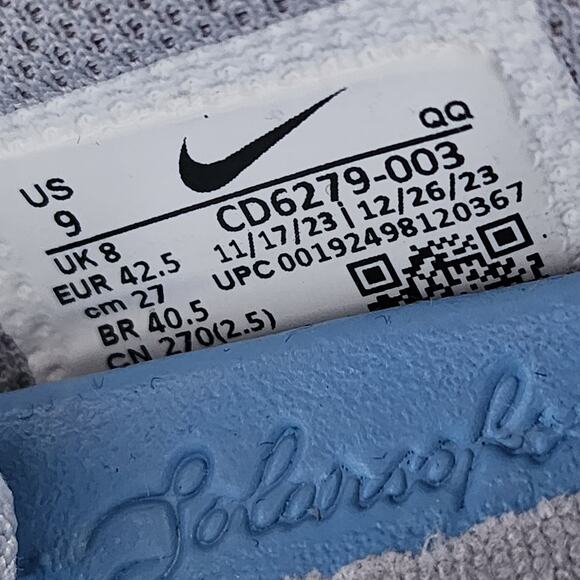 Nike Charge Solarsoft SB Wolf Grey White Brand New Sz 9 - Picture 8 of 10